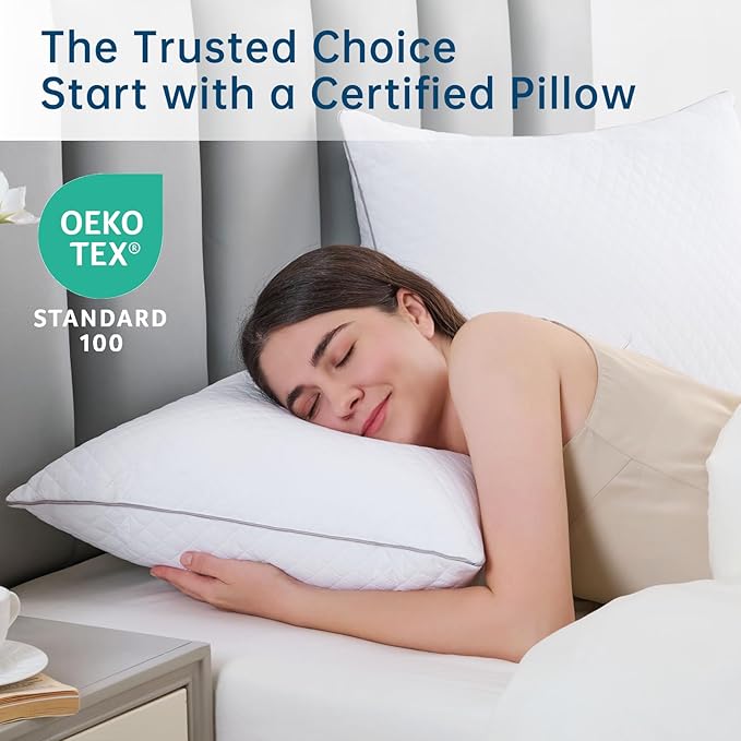 Down Alternative Bed Pillow - Queen - 2 Piece