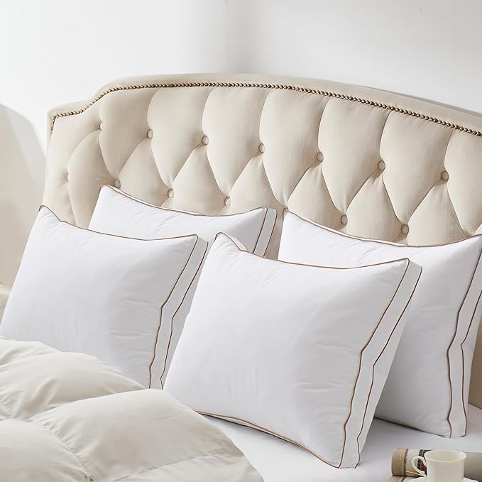 100% Cotton Bed Pillow - King - 2 Piece