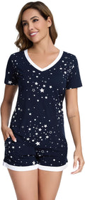 Women's Bamboo Cooling Pajama Set - Short Sleeve - 2 Piece
