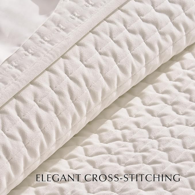 Velvet Quilt Set - Queen - 3 Piece