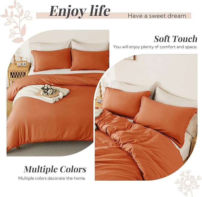 Microfiber Duvet Cover Set - 3 Piece