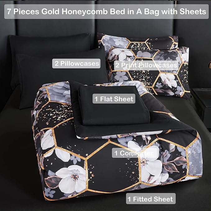 Comforter Set - California King - 7 Piece