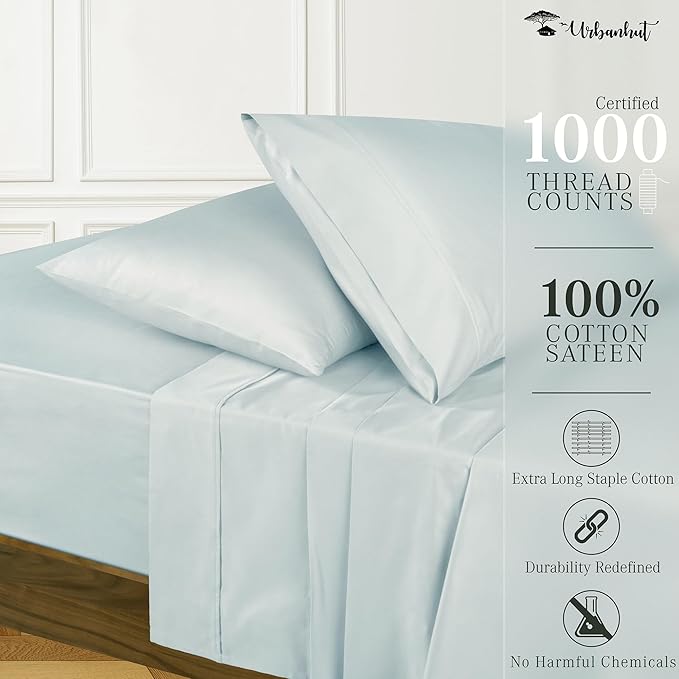 Bed Sheet Set - Full - 16 in Deep Pocket - 4 Piece