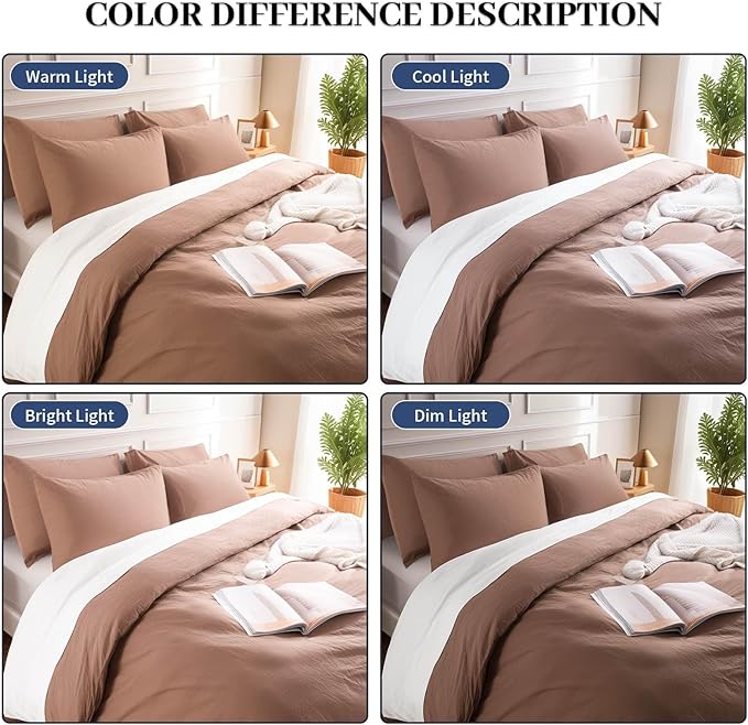 Linen Duvet Cover Set - King - 3 Piece