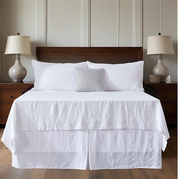 Linen Bed Skirt - King