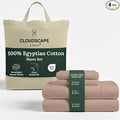 Linen Bed Sheet Set - California King - 4 Piece