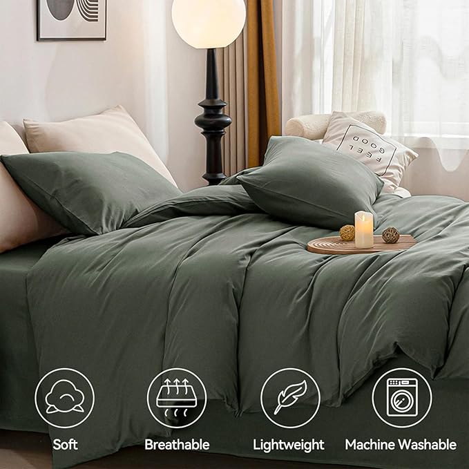 Linen Duvet Cover Set - Twin - 2 Piece