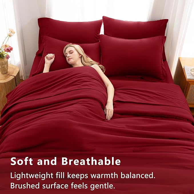 Down Alternative Comforter Set - Full - 7 Piece