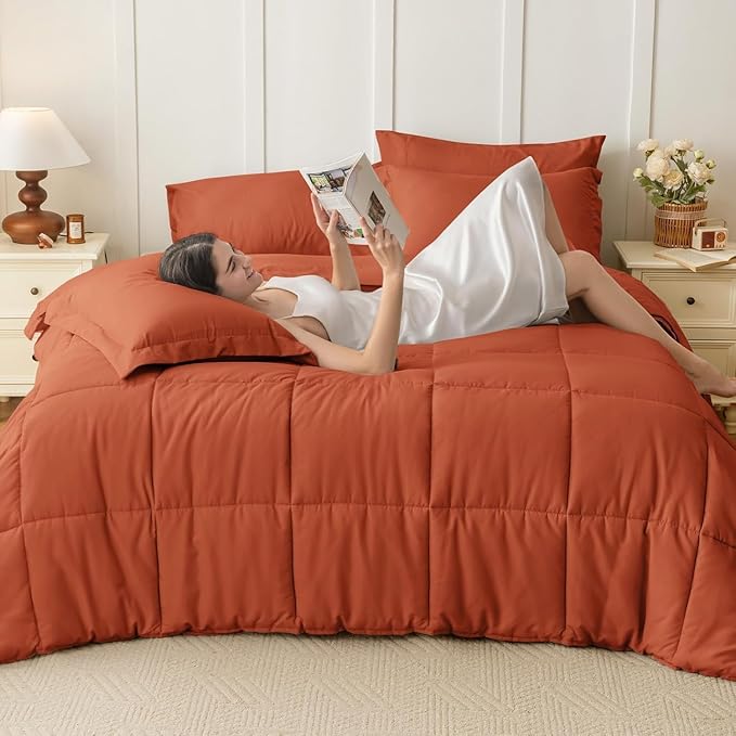 Down Alternative Comforter Set - Full - 7 Piece