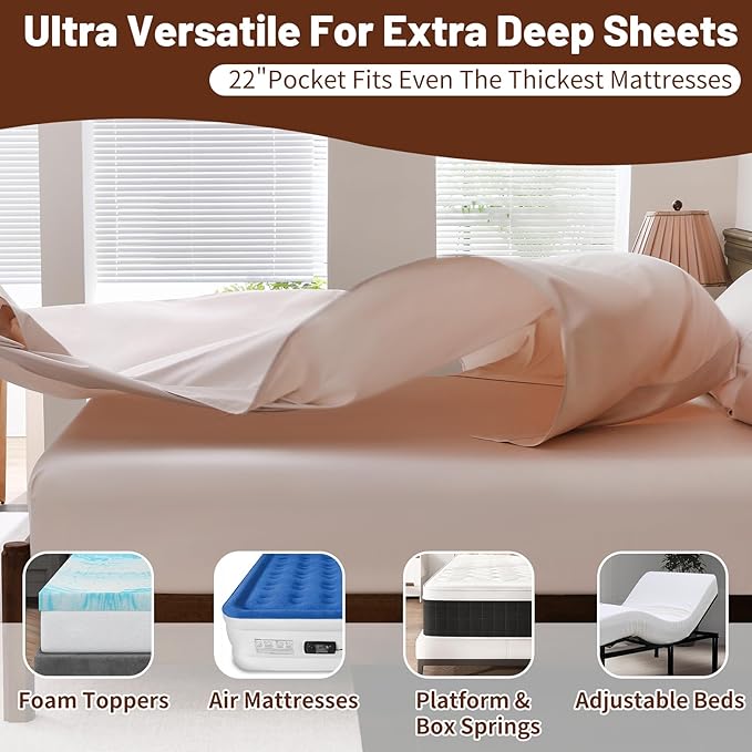 Bed Sheet Set - Queen - 4 Piece