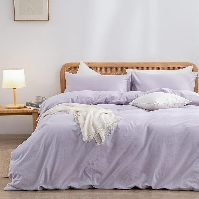 Linen Duvet Cover Set - King - 3 Piece