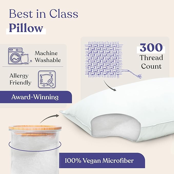 100% Cotton Bed Pillow - Queen