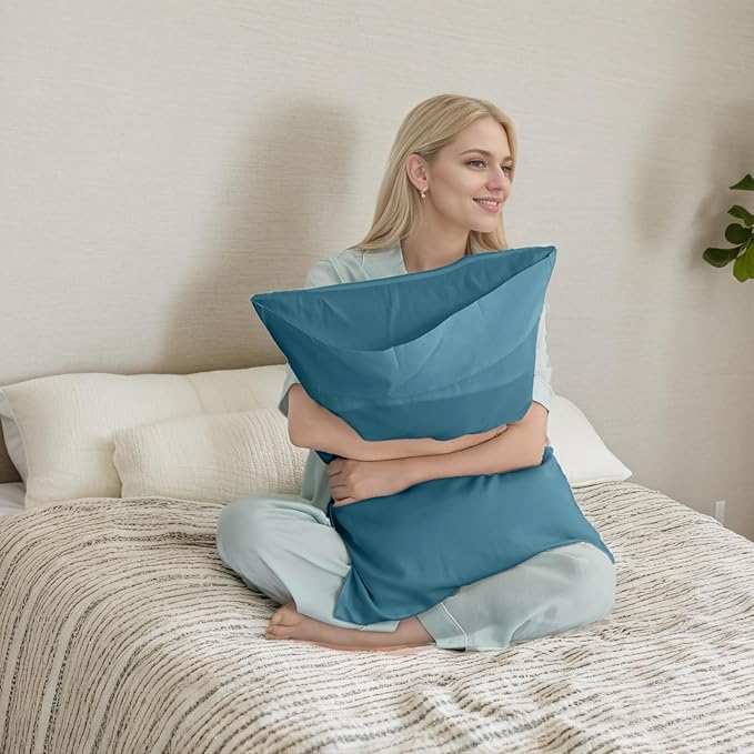 Bamboo Cooling Pillowcase Set - King - 20 x 40 in - 2 Pack - 2 Piece