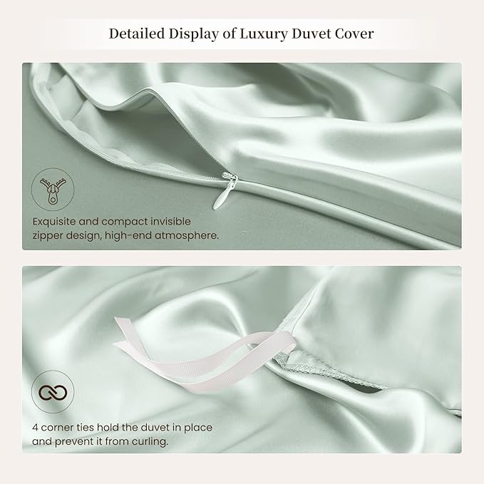 Mulberry Silk Duvet Cover - Twin