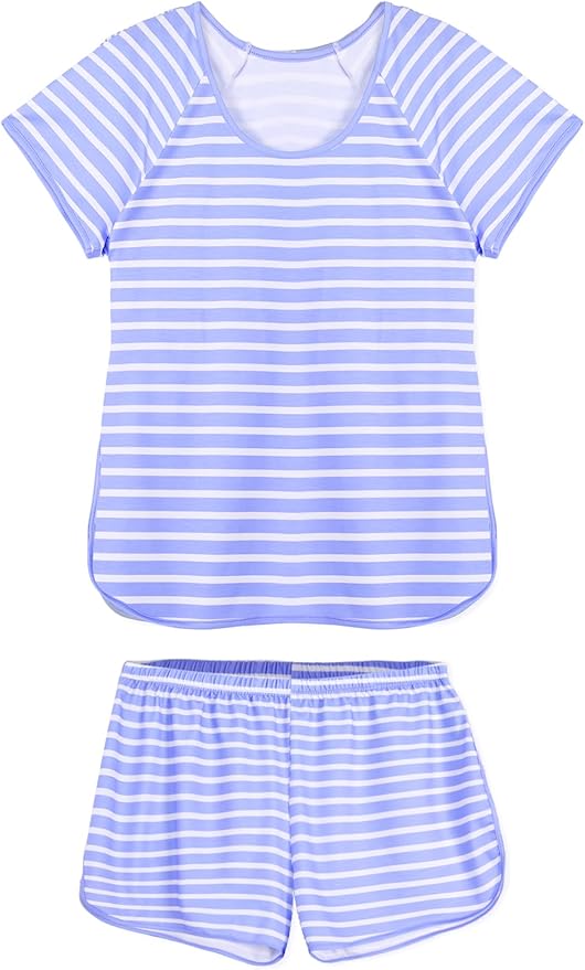 Women's Shorts Pajama Set - Short Sleeve - 2 Piece