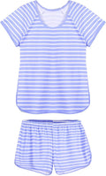 Women's Shorts Pajama Set - Short Sleeve - 2 Piece