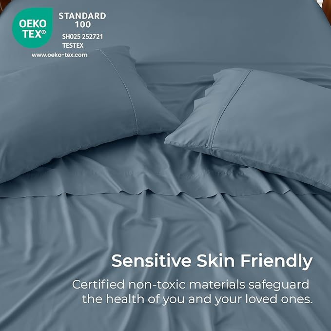 Bamboo Cooling Pillowcase Set - Queen - 2 Pack