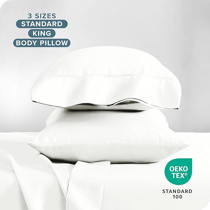 Microfiber Cooling Pillowcase Set - Queen - 2 Pack - 2 Piece