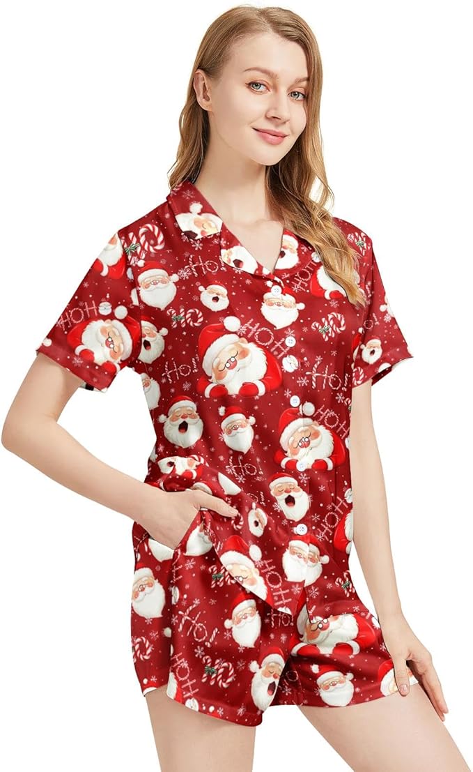 Women's Pajama Set - Short Sleeve - 2 Piece