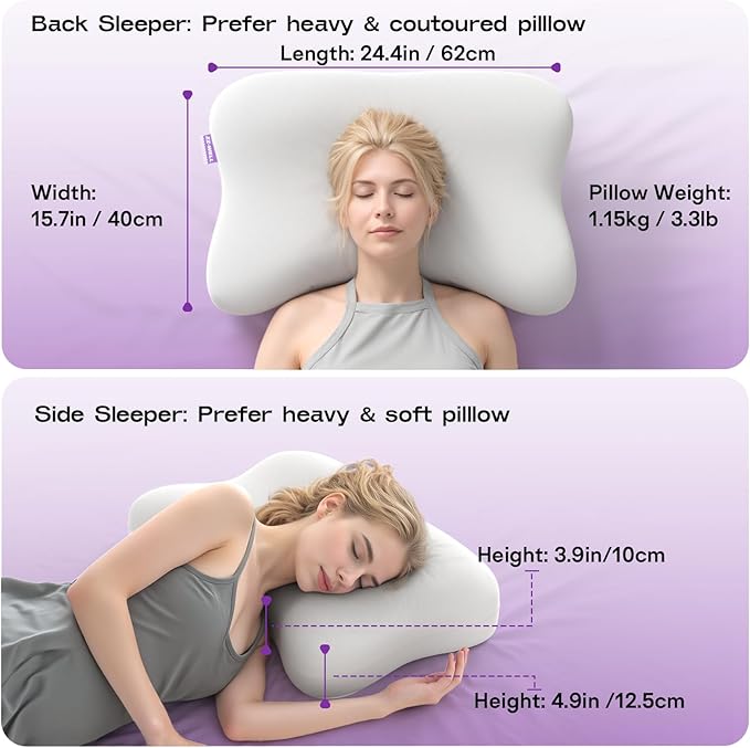 Memory Foam Cooling Bed Pillow