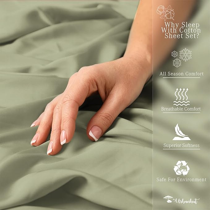 Bed Sheet Set - Queen - 16 in Deep Pocket - 4 Piece