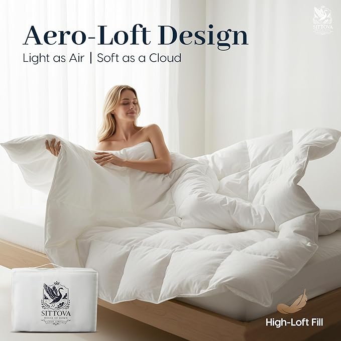 100% Cotton Duvets Down Comforter - King