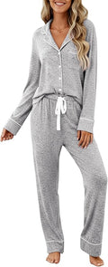 Women's Pajama Set - Long Sleeve - 2 Piece