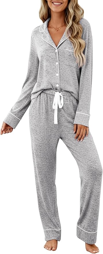 Women's Pajama Set - Long Sleeve - 2 Piece