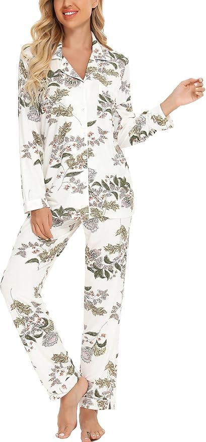Women's Pants Pajama Set - Long Sleeve - 2 Piece