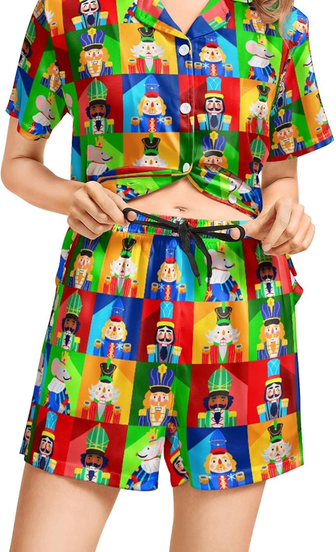 Women's Pajama Set - Short Sleeve - 2 Piece