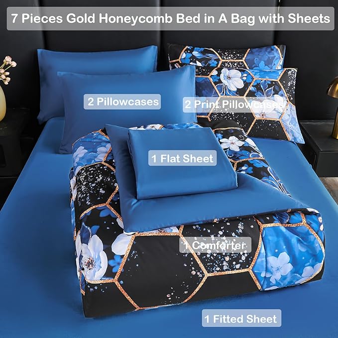 Comforter Set - King - 7 Piece