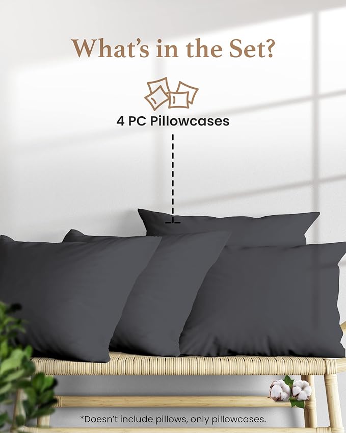 Pillowcase Set - Standard - 4 Piece