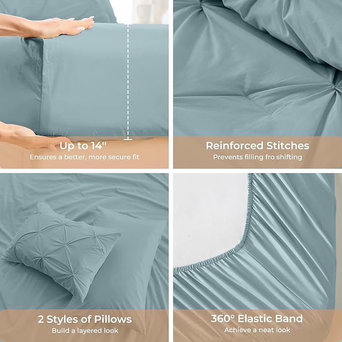 Comforter Set - Queen - 7 Piece