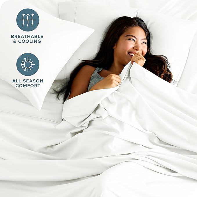 Microfiber Bed Sheet Set - Full - 4 Piece