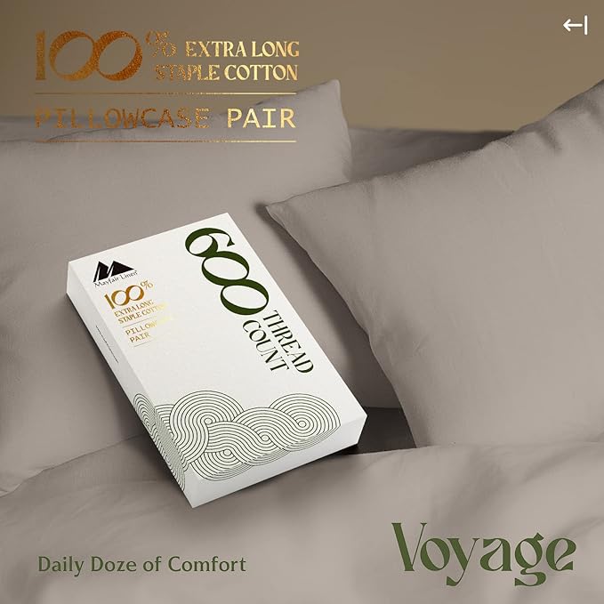Linen Pillowcase Set - Queen - 2 Piece