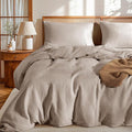 Linen Duvet Cover Set - California King - 3 Piece