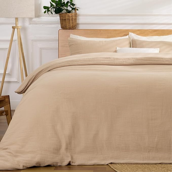 Linen Duvet Cover Set - Twin - 3 Piece