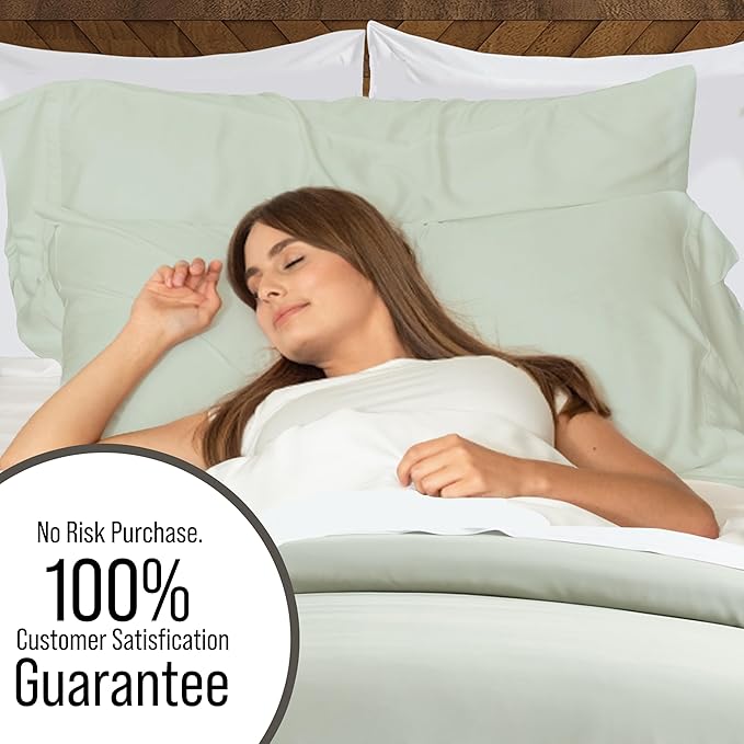 Bamboo Cooling Duvet Cover Set - California King - 3 Piece