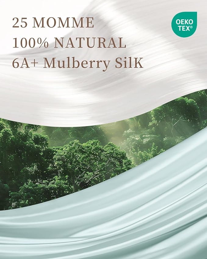 Mulberry Silk Bed Sheet Set - Queen - 4 Piece