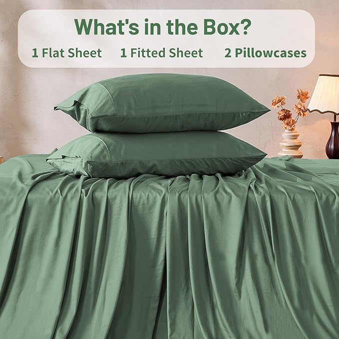 Flat Sheet - California King - 16 in Deep Pocket - 4 Piece