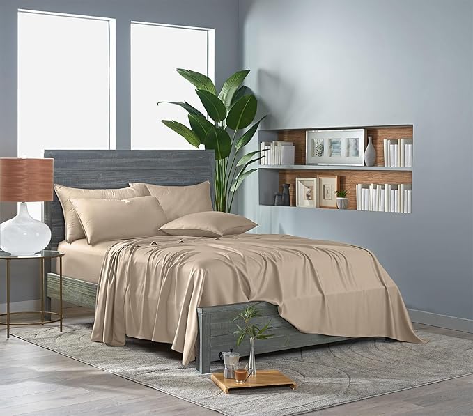 Bamboo Cooling Bed Sheet Set - Twin - 3 Piece