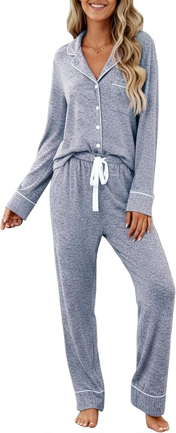 Women's Pajama Set - Long Sleeve - 2 Piece