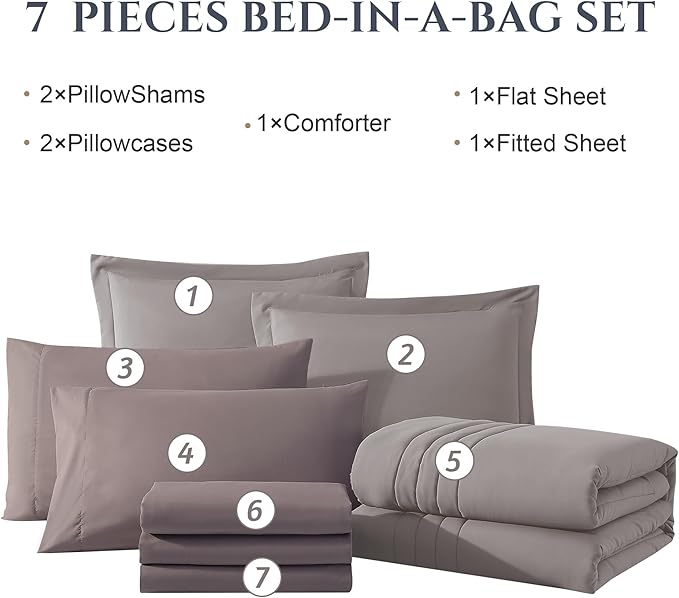 Comforter Set - Full - 7 Piece