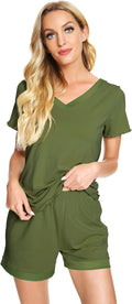Women's Bamboo Cooling Pajama Set - Short Sleeve - 2 Piece