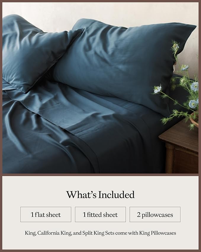 Bamboo Bed Sheet Set - Full - 4 Piece