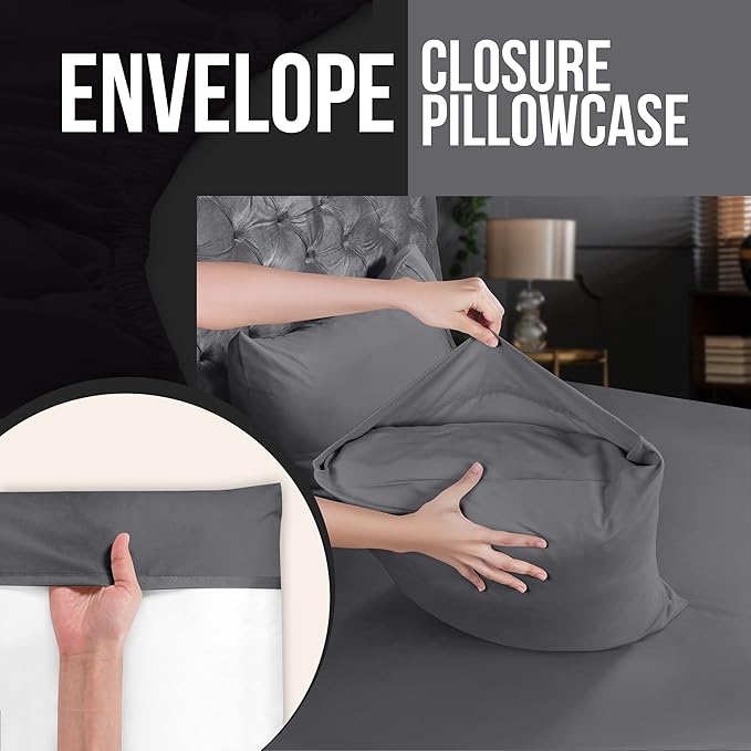 Microfiber Pillowcase - Queen - 20 x 30 in - 12 Pack