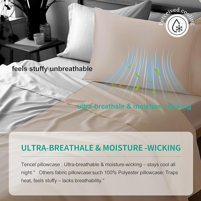 Cooling Pillowcase Set - King - 2 Piece
