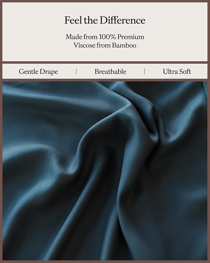 Bamboo Bed Sheet Set - California King - 4 Piece