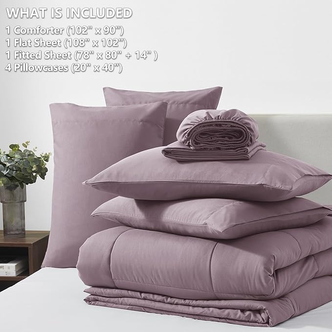 Comforter Set - King - 7 Piece