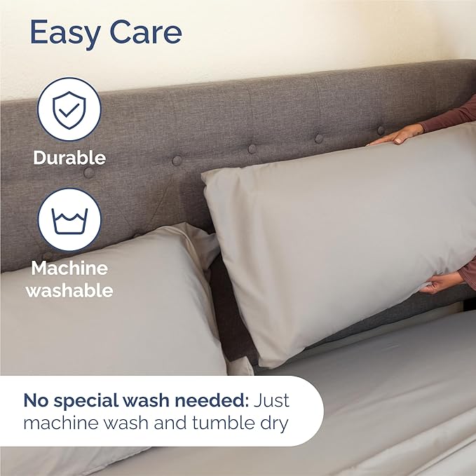 Cooling Bed Sheet Set - Split King - 16 in Deep Pocket - 7 Piece